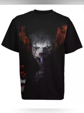 Civil Regime x IT Come Out And Play Black Graphic T‑Shirt Size L